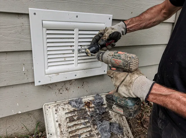 Dryer Vent Cover Replacement in Milford