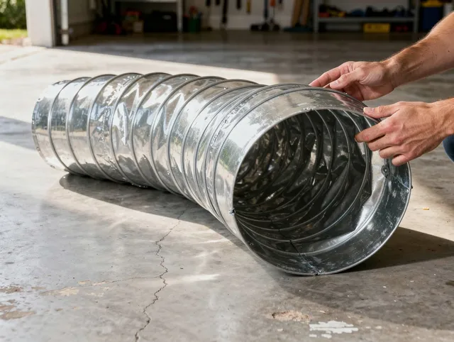 Milford Dryer Vent Cleaning specialist using advanced equipment for thorough duct cleaning in Milford