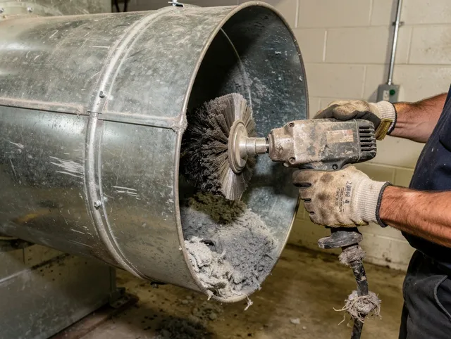 Industrial-grade dryer vent cleaning by Milford Dryer Vent Cleaning in Milford